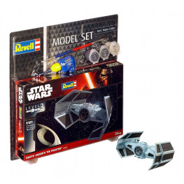 Star Wars Model Kit 1/121 Model Set Darth Vader's TIE Fighter 7 cm